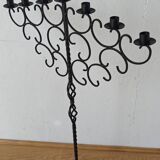 Large metal candlestick.