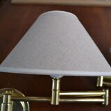 Pair of vintage gold articulated sconces