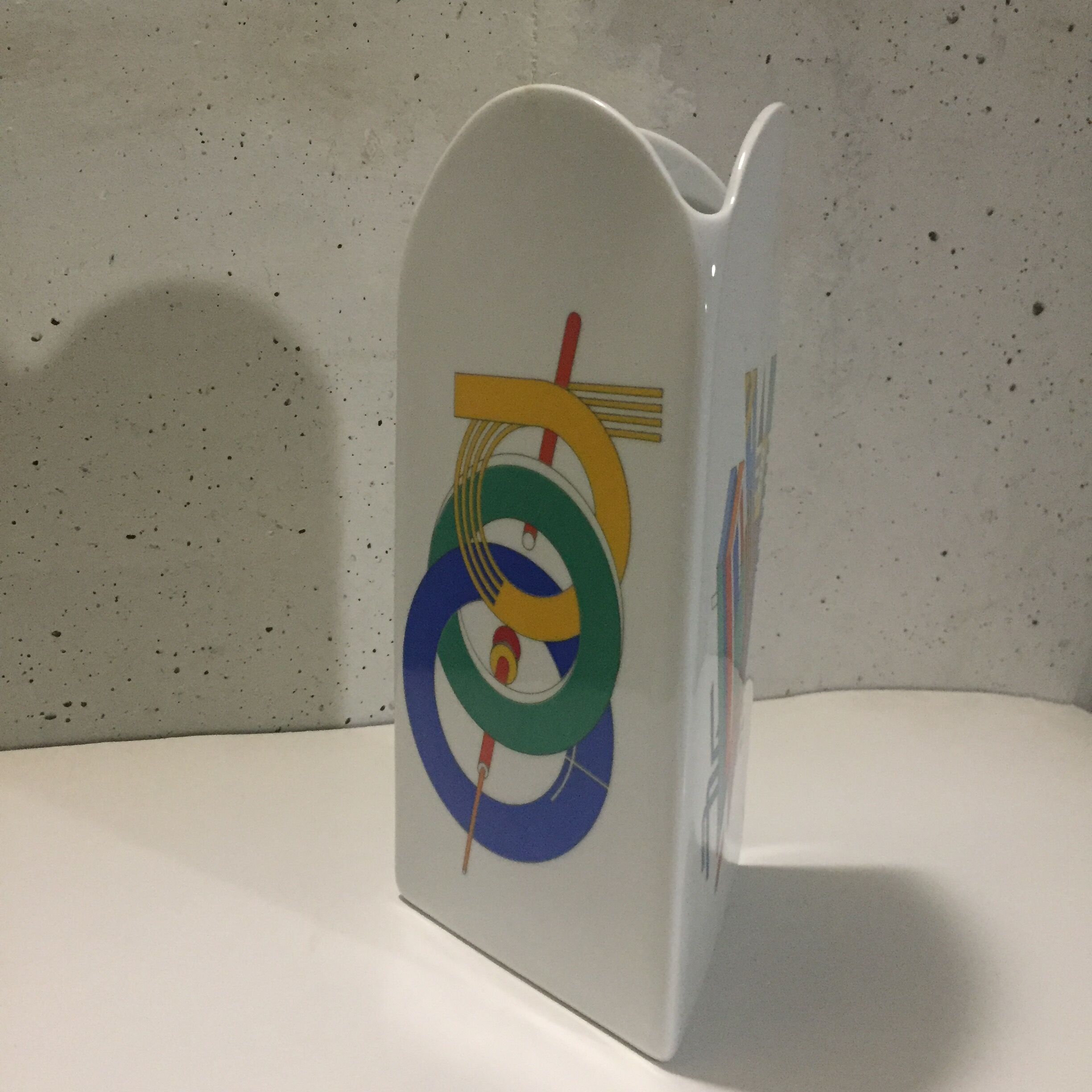 Vase céramique Marcello Morandini, Rosenthal 1980 Selency