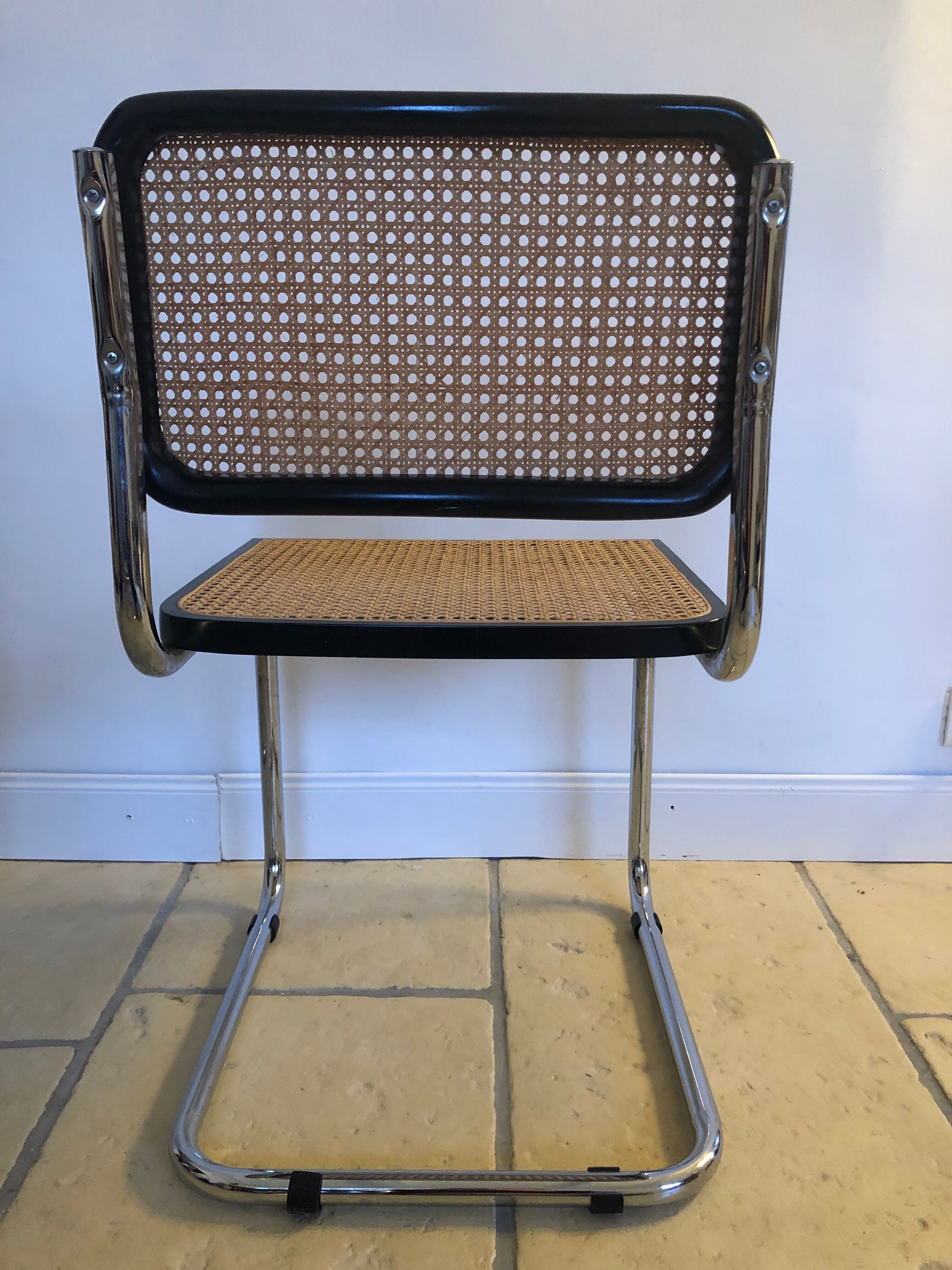 Pair of Cesca chairs by Marcel Breuer