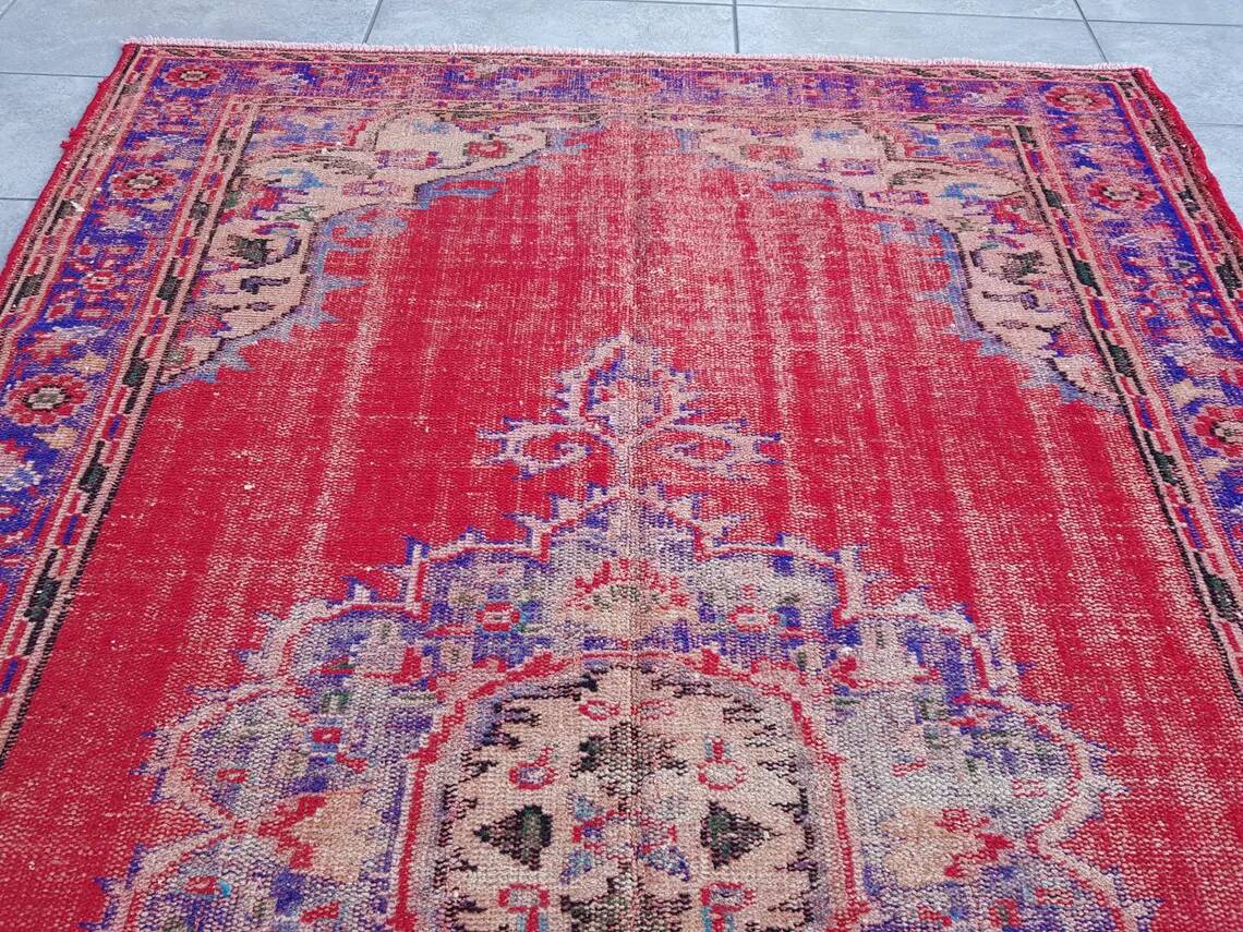 Decorative Oushak Floral Carpet sku 2330