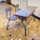 Double school desk