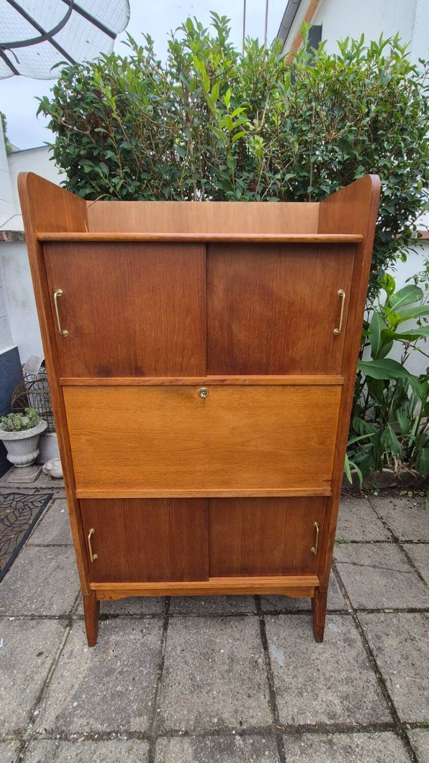 Oak secretary desk, 1960