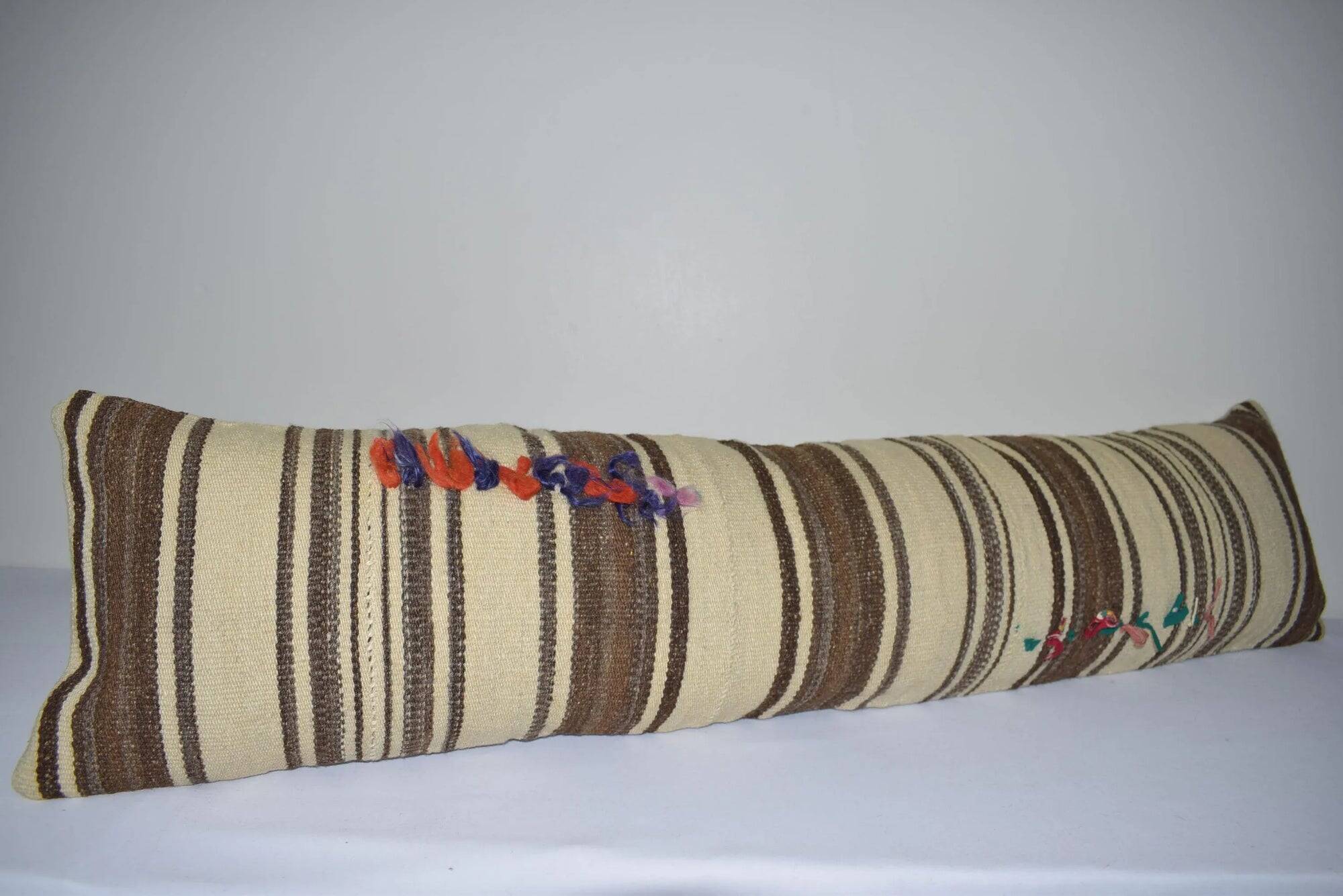Vintage kilim cushion cover 132x30 cm