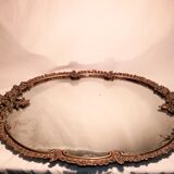 Miroir en  bronze doré du 19e siècle 74x46cm