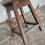Burmese teak workshop stool