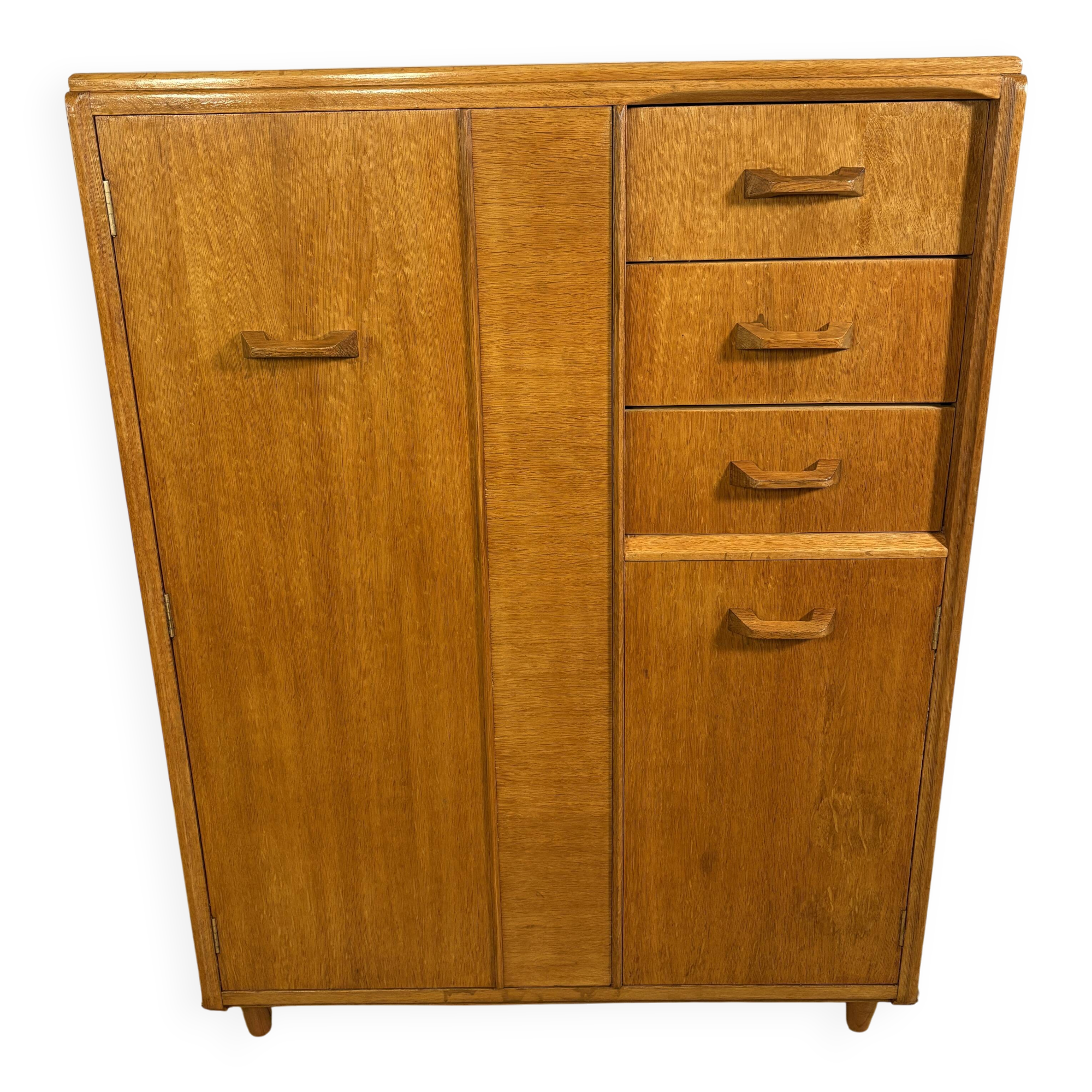 Mid-Century Retro Vintage Oak Compactum Gentleman’s Wardrobe by G Plan E. G