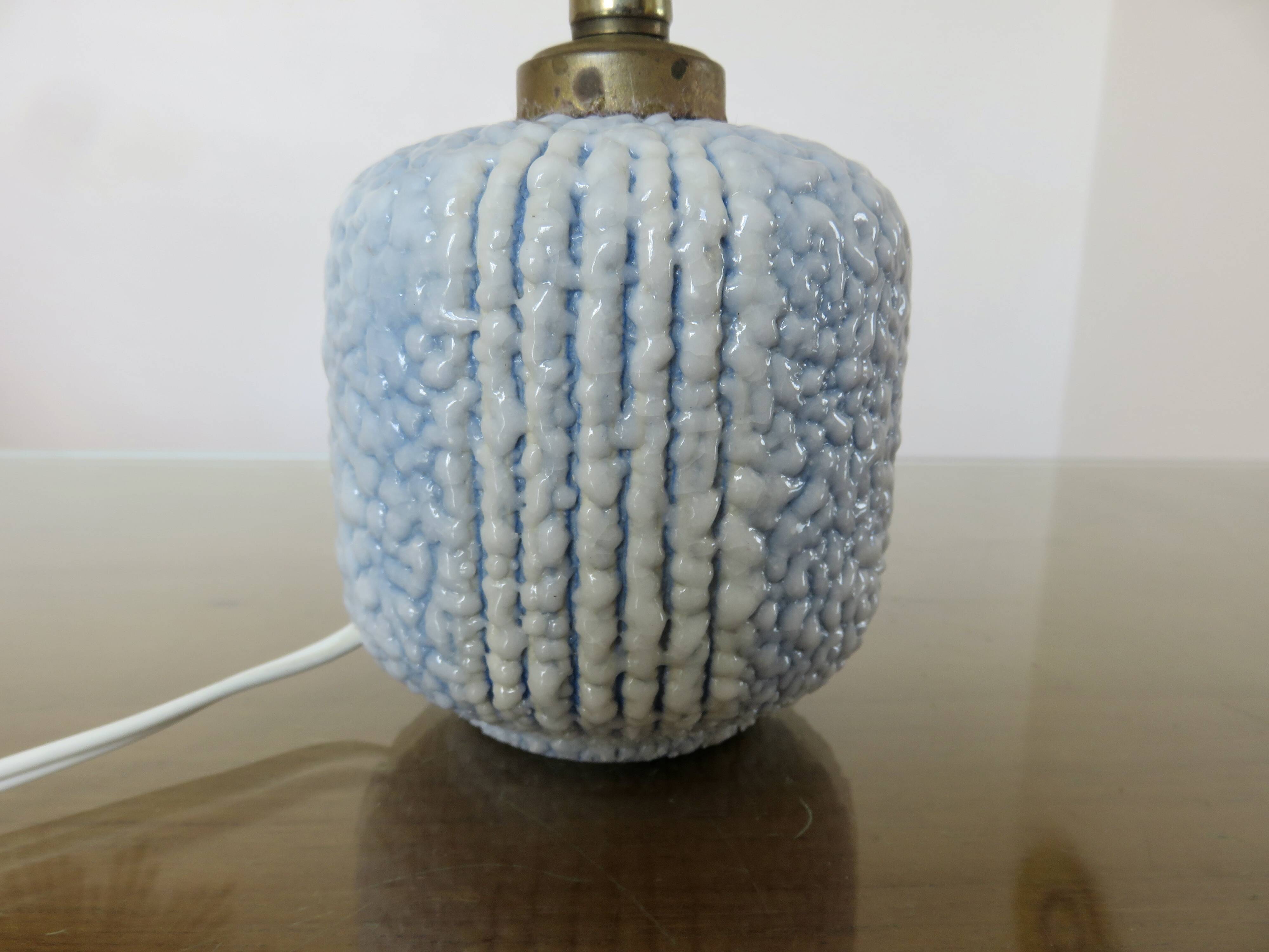 Primavera, small crumpled ceramic lamp