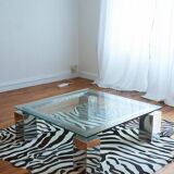 Table basse vintage chrome