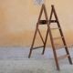 Vintage wooden stepladder