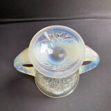 Large vase with 2 Art Deco handles signed Verlys
