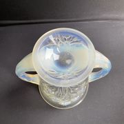 Large vase with 2 Art Deco handles signed Verlys