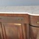Credenza in mahogany door flame time XIX