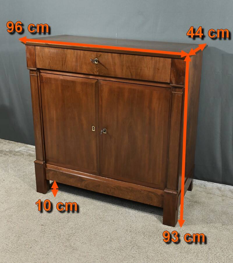 Mahogany Veneer Sideboard, Directoire Period – Early 19th Century