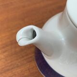 Coffee pot from the Koka Bleu series, Blau, Bla Swedish mid-century by Hertha Bengtson for Rörstrand, 1950s.