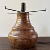 1960s lamp base, vintage Accolay pottery