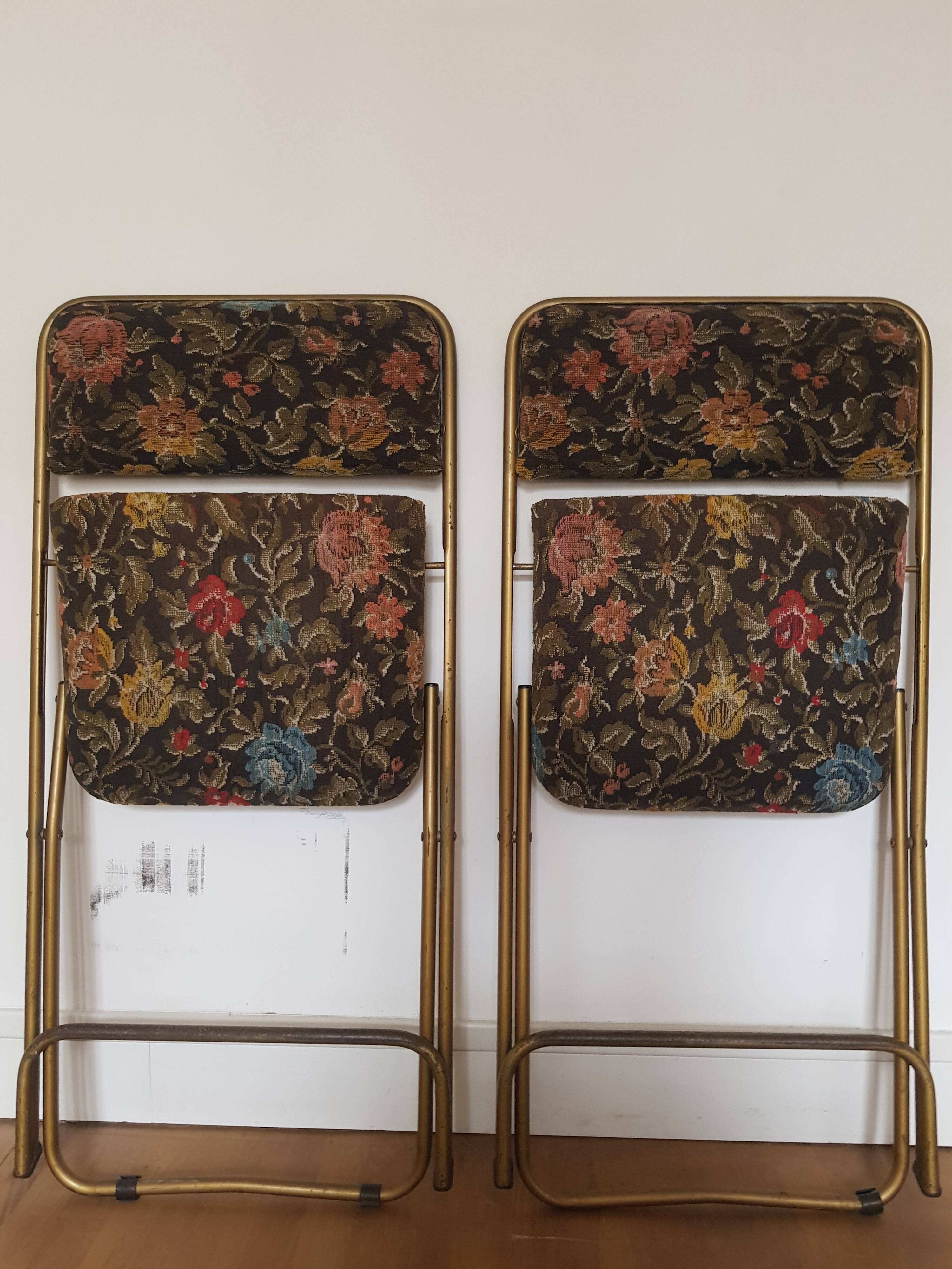 Set of 2 Lafuma folding chairs