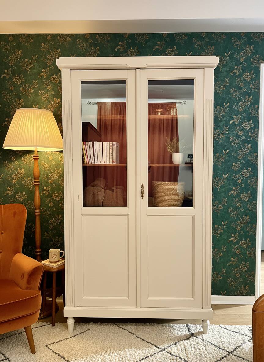 Armoire vitrine bibliothèque
