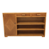 Scandinavian elm bookcase, Swedish modern, Sweden, 1940