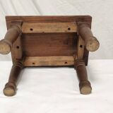 Small solid oak footrest