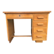 Vintage desk with 5 oak drawers