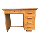 Vintage desk with 5 oak drawers