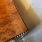 Dining table elm magnifying glass