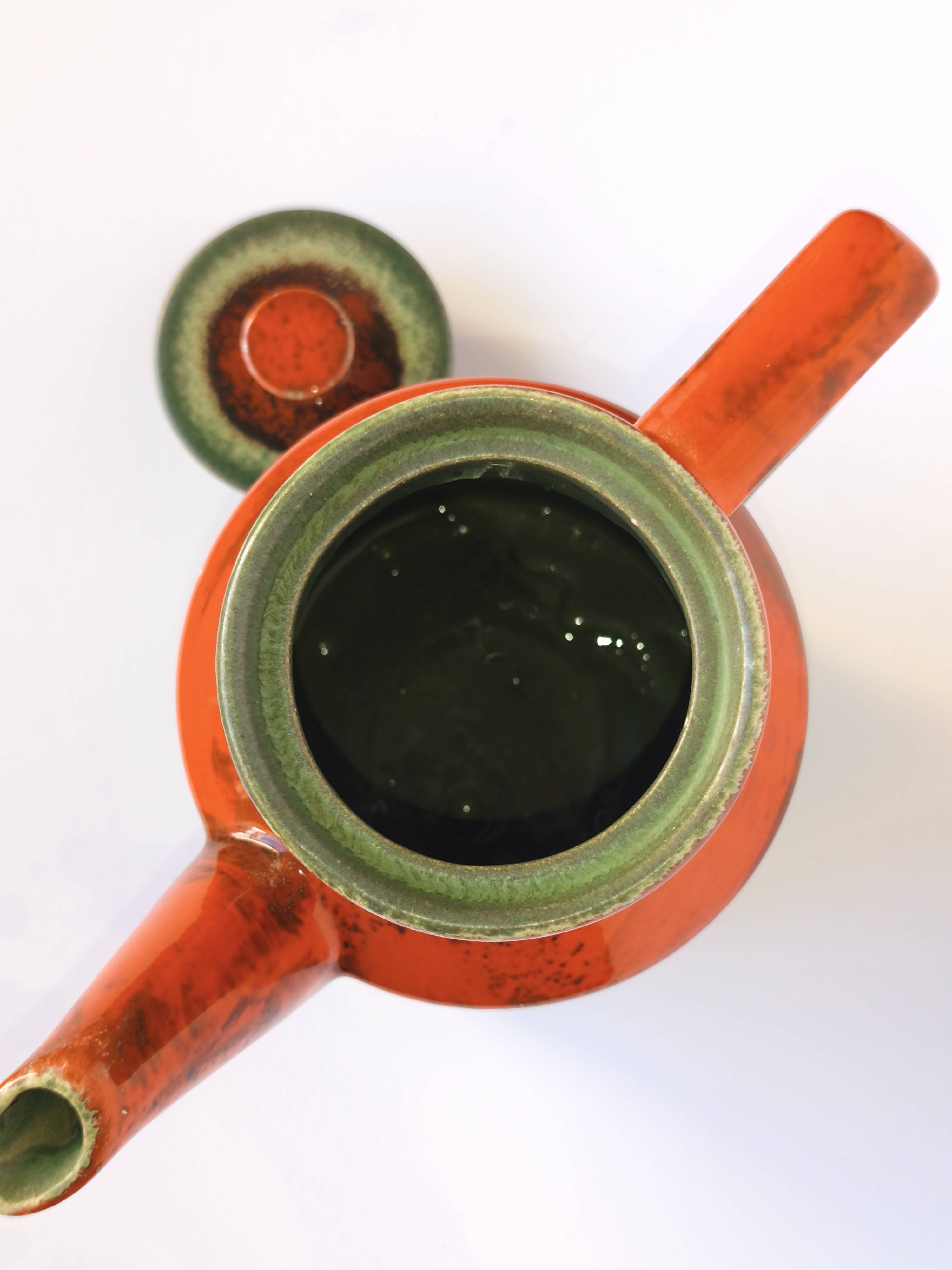 Vintage 70s Ceramic Coffee Pot