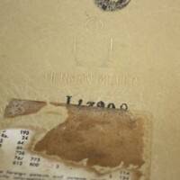 Eames Herman Miller DSW side chairs in ochres and light greige