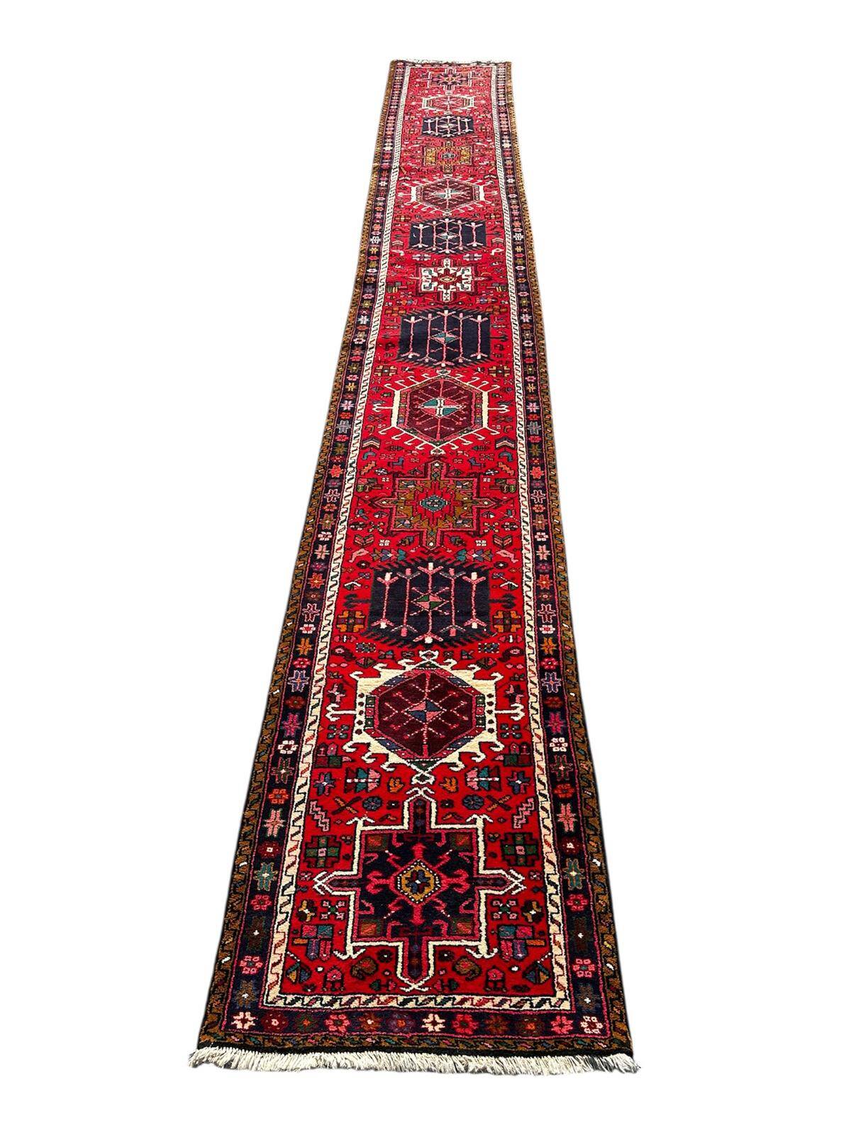 Handmade 6m Persian hallway carpet