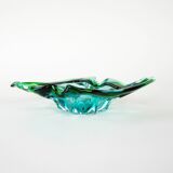 Platter, Murano glass, Italian design, 1960s, made in Italy