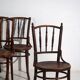 Antique Viennese-style chairs (circa 1920). Set of 4, no. 4