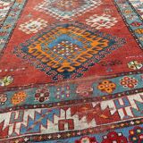 Tapis ancien caucasien Kazak 140x300 cm