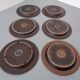 Large Russian Plates by Ulla Procope for Arabia, Set of 6, Finland, 1960s , Set of 6