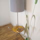 Lampadaire tripode vintage