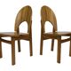 Vintage Rainer Daumiller pine chair minimalist design