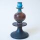 Vintage Vallauris candle holder signed Ferraro in glazed ceramic.