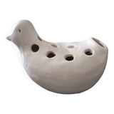 bird spades ceramic flower