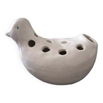 bird spades ceramic flower