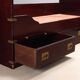 Light simple old marine style in mahogany veneer Italy 20th century