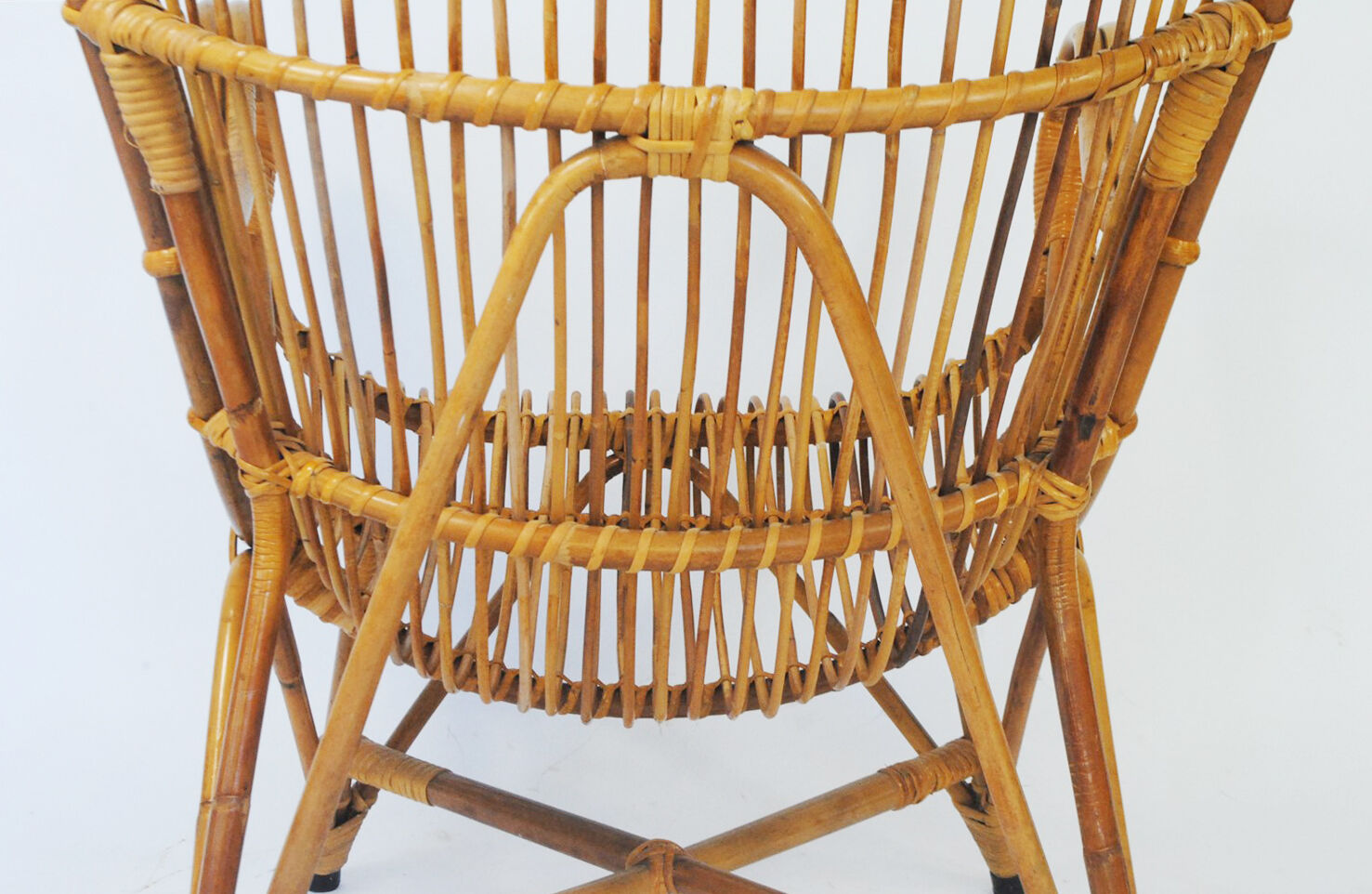 Fauteuil en rotin par Rohe Noordwolde