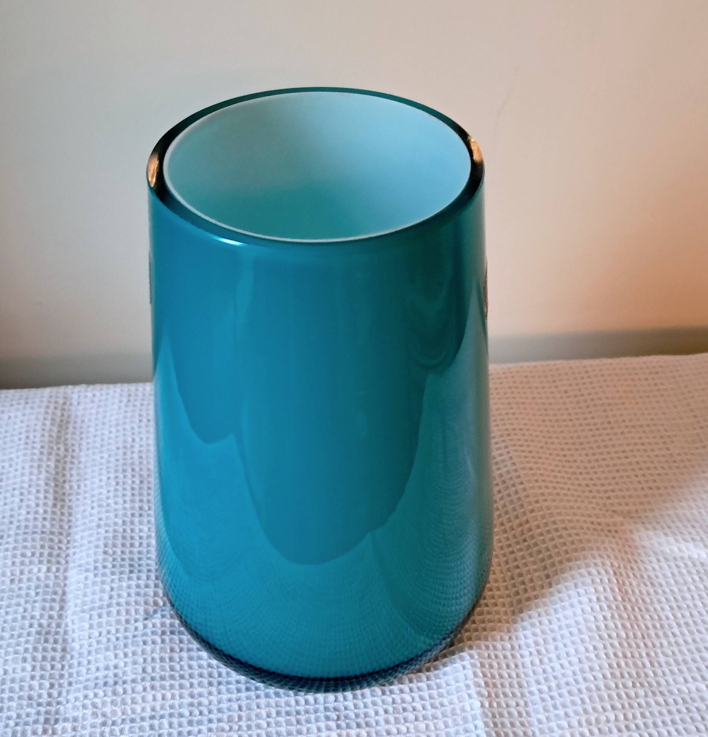 Villeroy & Boch Numa vase blue glass