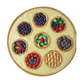 Flat slurry cake