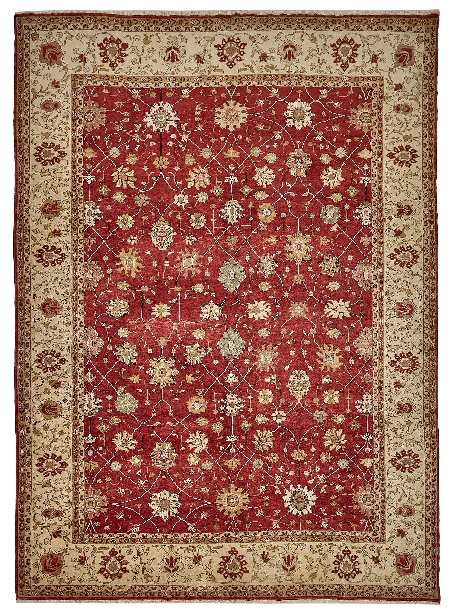 Turkish Handknotted Wool Oushak Rug 310 cm x 415 cm