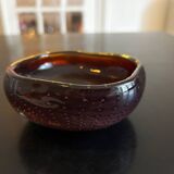 red and yellow Murano pocket vase