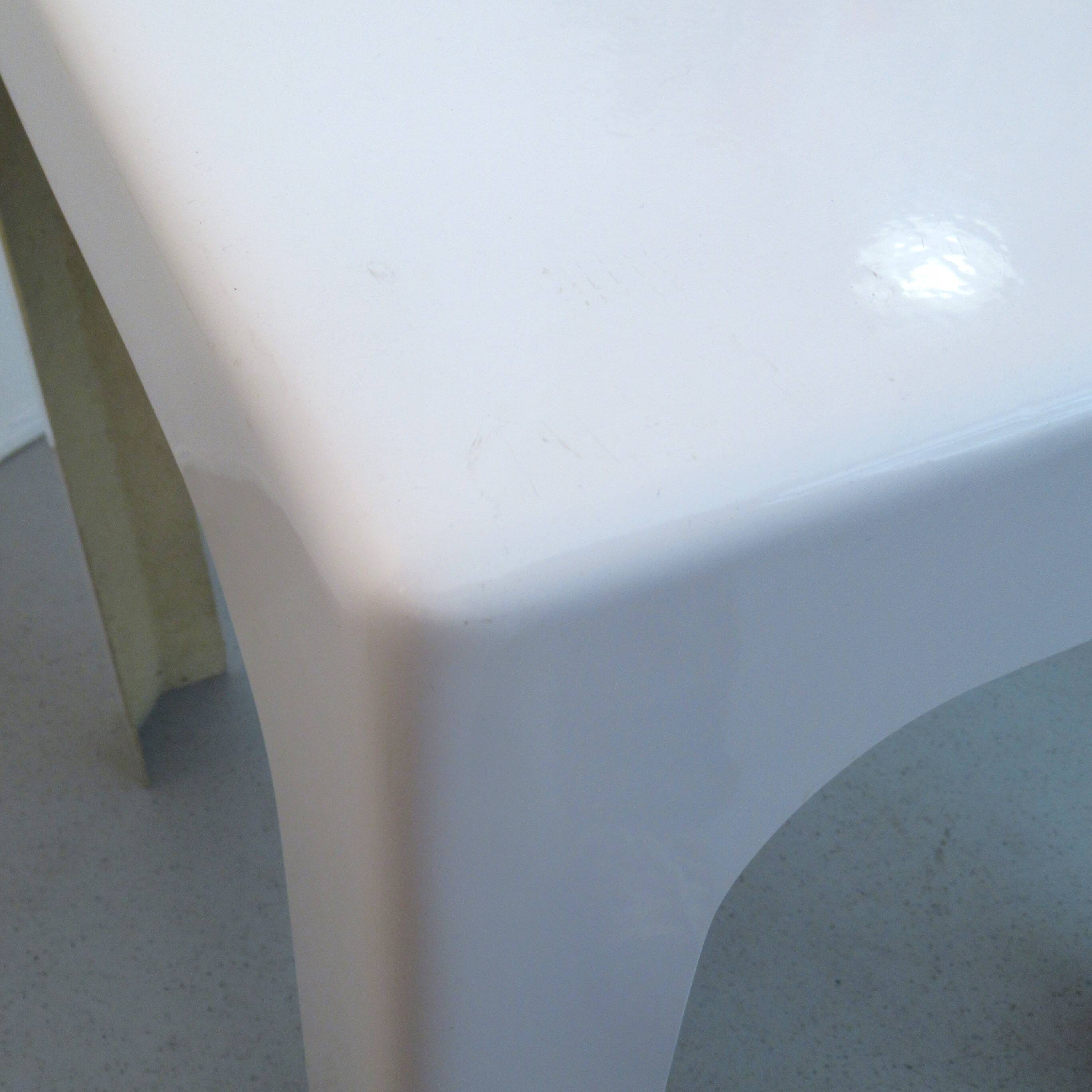 Prisunic 70s Fiberglass Side Table