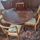 Dining room, round table and chairs