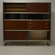 EFA bookcase with writing desk by George Frydman
