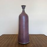 Christian Deville purple stoneware vase