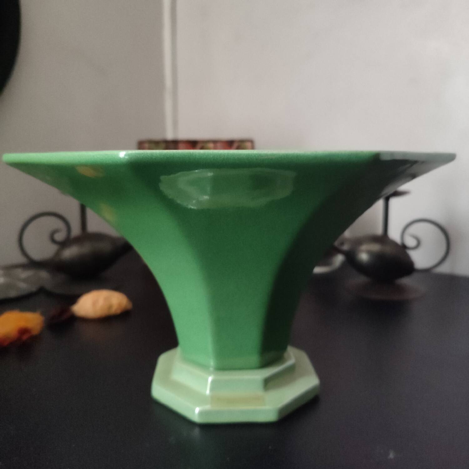 Coupe François Chatain céramique vert émeraude